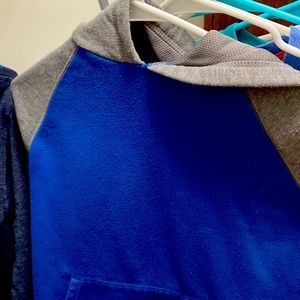 Nice blue and gray sweatshirt only worn 2 time